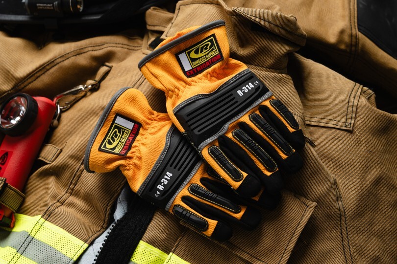 firefighter jacket gloves and gear